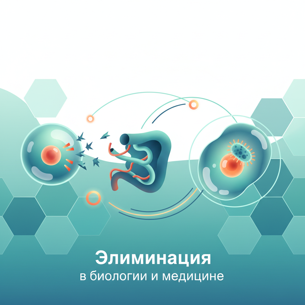 Элиминация в биологии и медицине — иллюстрация к статье «элиминация это»